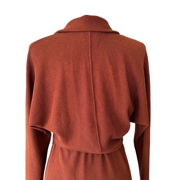 SAYLOR Brown Midi Dress - Picture 5 of 14